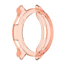 For Xiaomi Watch S1 Active/Watch Color 2 Anti-fall Transparent Watch Case TPU Cover Protector - Transparent Orange - 4