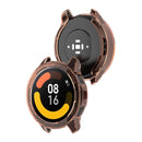 For Xiaomi Watch S1 Active/Watch Color 2 Anti-fall Transparent Watch Case TPU Cover Protector - Transparent Orange - 7