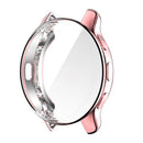 For Garmin Venu 2 Plus Full Coverage 43mm TPU Smart Watch Protective Frame Case - Pink - 2