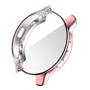 For Garmin Venu 2 Plus Full Coverage 43mm TPU Smart Watch Protective Frame Case - Pink - 5