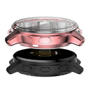For Garmin Venu 2 Plus Full Coverage 43mm TPU Smart Watch Protective Frame Case - Pink - 7
