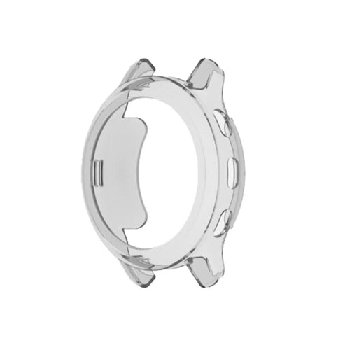 For Garmin Venu2 Plus Quick Release Watch Case Soft TPU Anti-fall Sports Watch Protector - Transparent Grey - 1