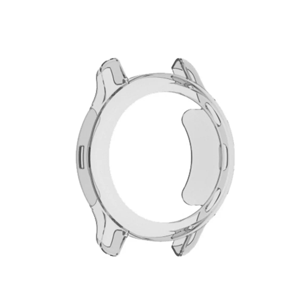 For Garmin Venu2 Plus Quick Release Watch Case Soft TPU Anti-fall Sports Watch Protector - Transparent Grey - 2