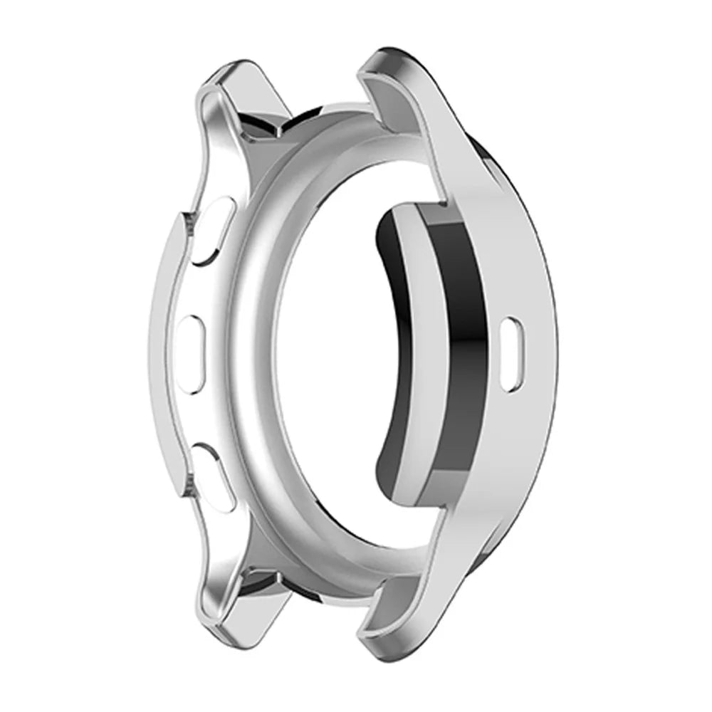 For Garmin Venu2 Plus TPU Smart Watch Half Cover Stylish Electroplating Protective Case - Silver - 4