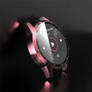 For Huawei Watch GT 2 46mm Stylish Electroplating PC Watch Cover Case with Tempered Glass Screen Protector with Dial Plate - Pink - 5