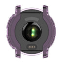 For Garmin Instinct 2 Transparent TPU Hollow Cover Drop Proof Smart Watch Protective Case - Purple - 4
