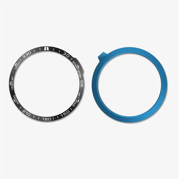 For Garmin Fenix 7 Metal Watch Bezel Ring Anti-scratch Protective Ring - Black - 4