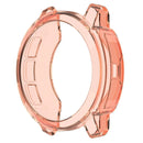 For Garmin Instinct 2 Transparent Soft TPU Protective Case Anti-drop Watch Cover - Transparent Orange - 2