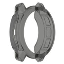 For Garmin Instinct 2S Anti-fall Watch Cover Transparent Soft TPU Protective Case - Transparent Black - 4