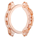 For Garmin Fenix 7 Watch Case Anti-scratch Transparent Soft TPU Protective Cover - Transparent Orange - 3