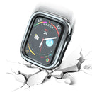 For Apple Watch Series 9 / 8 / 7 45mm Electroplating Hard PC Watch Case Anti-fall Protective Cover - Black - 3