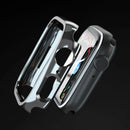 For Apple Watch Series 9 / 8 / 7 45mm Electroplating Hard PC Watch Case Anti-fall Protective Cover - Black - 4