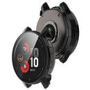 For Garmin Venu 2 Plus Watch Case with Tempered Glass Screen Protector Overall Protective Hard PC Case - Black - 3