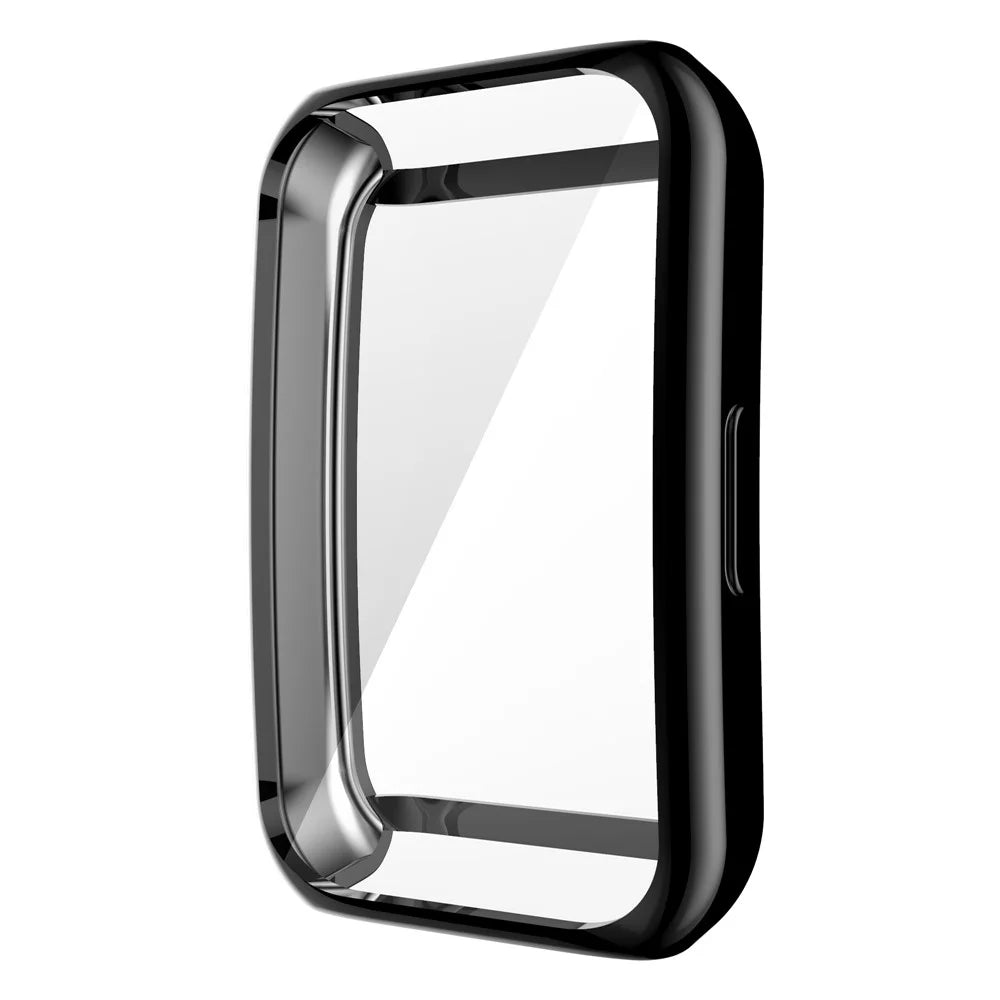 For Huawei Band 6 / Band 6 Pro / Band 7 / Honor Band 6 Anti-fall Shockproof Electroplating Transparent Watch Case - Black - 5