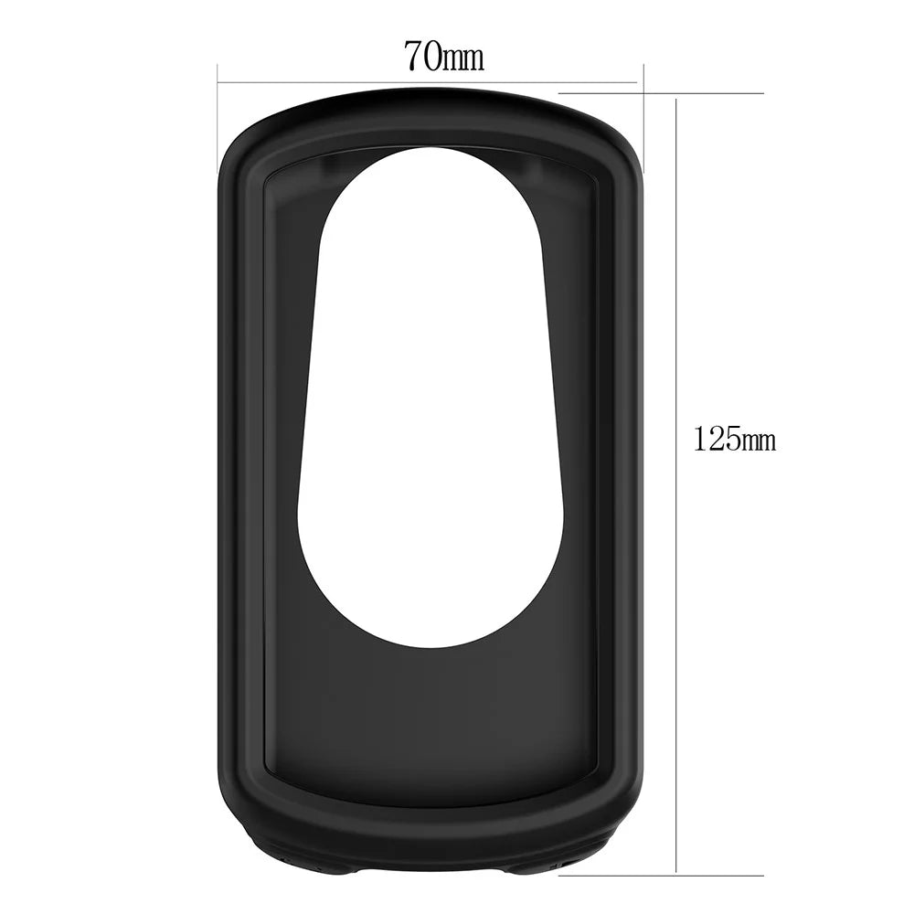 For Garmin Edge 1030 Plus/1030 Soft Silicone Case Bike GPS Computer Protective Cover - Black - 4