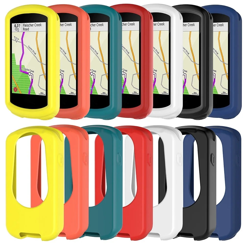 For Garmin Edge 1030 Plus/1030 Soft Silicone Case Bike GPS Computer Protective Cover - Black - 5