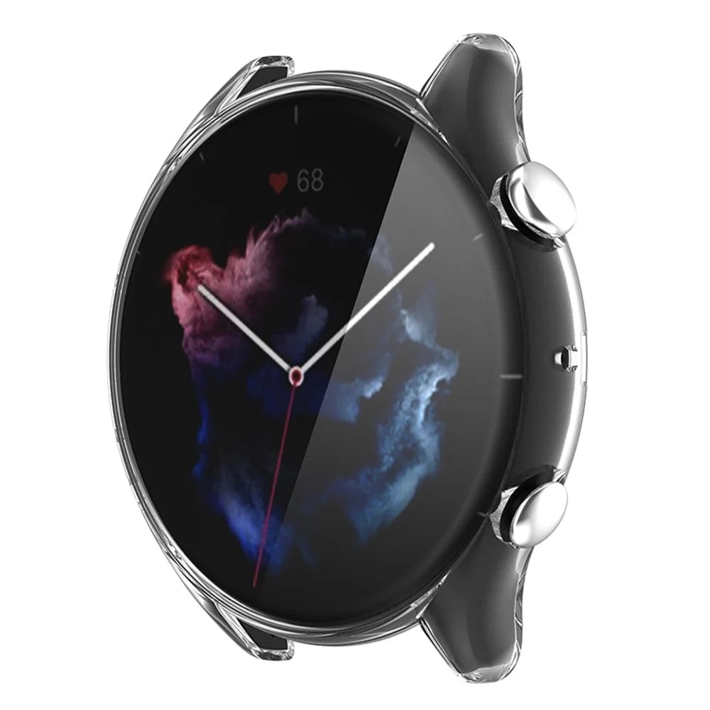 For Huami Amazfit GTR 3/GTR 3 Pro Soft TPU Protective Watch Case High Transparency All-Around Protective Cover - 4