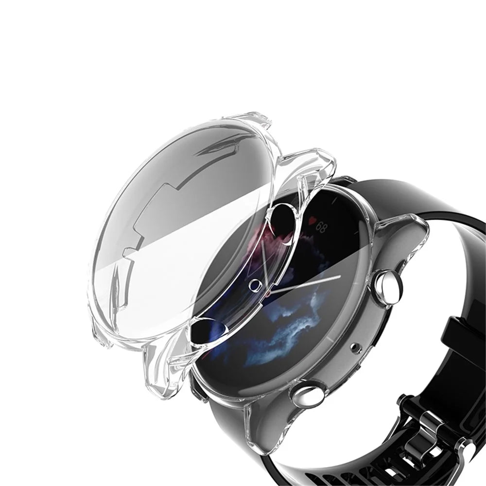 For Huami Amazfit GTR 3/GTR 3 Pro Soft TPU Protective Watch Case High Transparency All-Around Protective Cover - 7