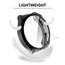 ENKAY HAT PRINCE For Huawei Watch GT 3 Pro 46mm Full Protection Electroplated TPU Smart Watch Case with Built-in Tempered Glass Screen Protector - Black - 7
