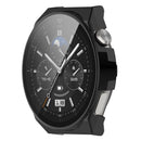 For Huawei Watch GT 3 Pro 46mm Anti-drop Hard PC Watch Case Cover with Tempered Glass Screen Protector - Black - 2