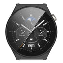 For Huawei Watch GT 3 Pro 46mm Anti-drop Hard PC Watch Case Cover with Tempered Glass Screen Protector - Black - 3