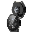 For Huawei Watch GT 3 Pro 46mm Anti-drop Hard PC Watch Case Cover with Tempered Glass Screen Protector - Black - 5