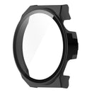 For Huawei Watch GT 3 Pro 46mm Anti-drop Hard PC Watch Case Cover with Tempered Glass Screen Protector - Black - 6