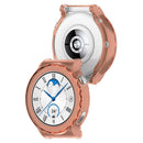 For Huawei Watch GT 3 Pro 43mm Hollow Out Soft TPU Case Smart Watch Protective Cover - Transparent Pink - 5