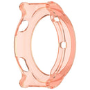 For Huawei Watch GT 3 Pro 46mm Hollow Out Smart Watch Case Half Coverage Watch Cover - Transparent Pink - 7
