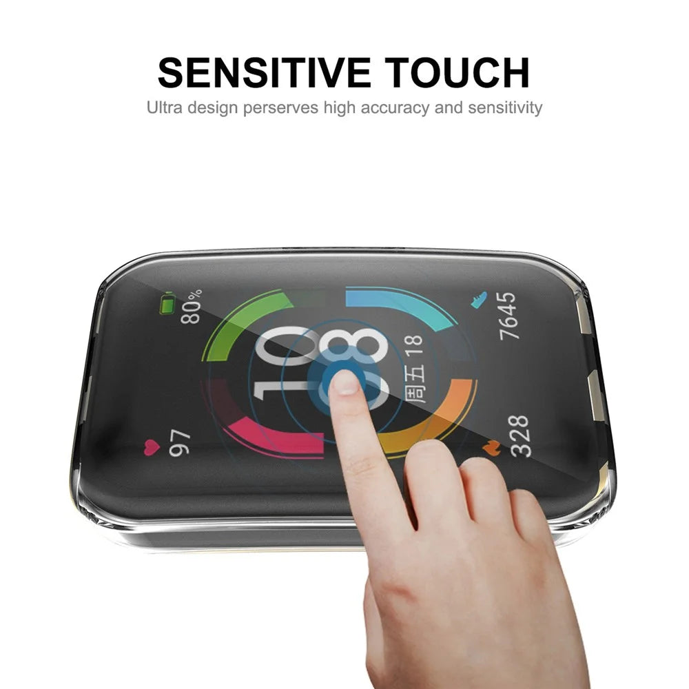ENKAY For Huawei Band 7/6/Honor Band 6 Full Protection TPU Watch Case Anti-drop Cover - 6