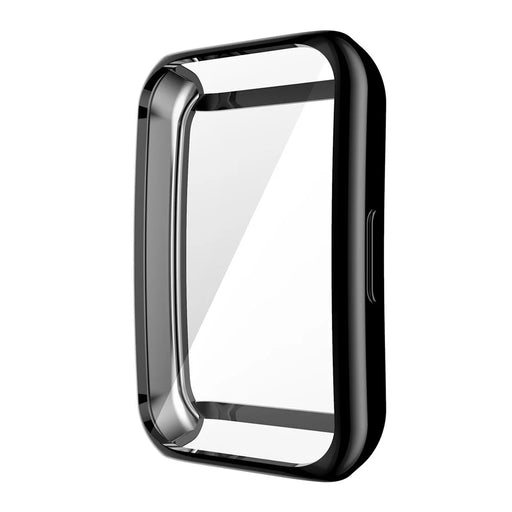 ENKAY For Huawei Band 7/6/Honor Band 6 Electroplating TPU Watch Case Anti-scratch Protective Cover - Black - 2