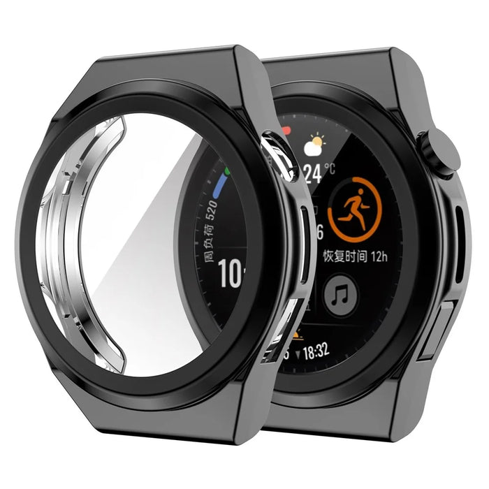 For Huawei Watch GT Runner All-inclusive Shell Cover Soft TPU Anti-Scratch Electroplating Case - Black - 2