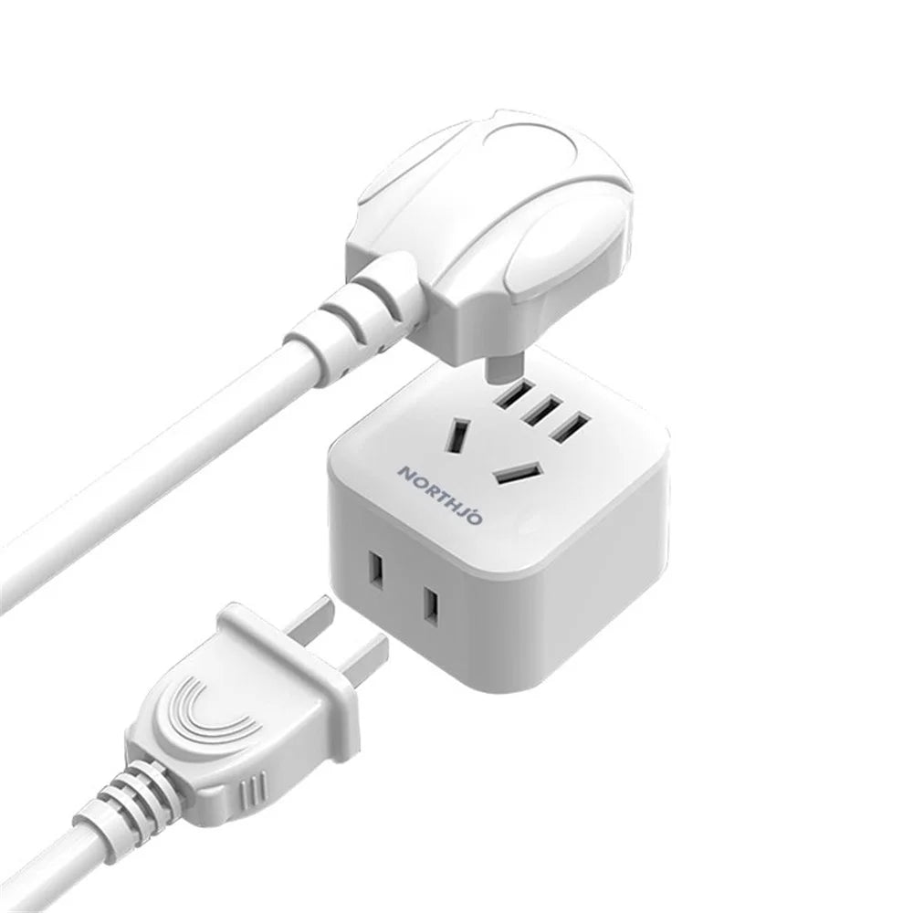 NORTHJO US/Japanese to US/Japanese/AU Plug Mini Adapter Travel Converter Socket - 2
