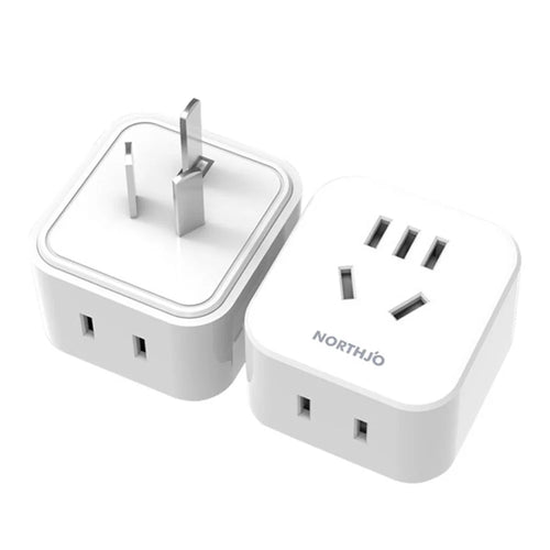 NORTHJO Portable AU to US/Japanese/AU Plug Adapter Travel Converter Socket - 1