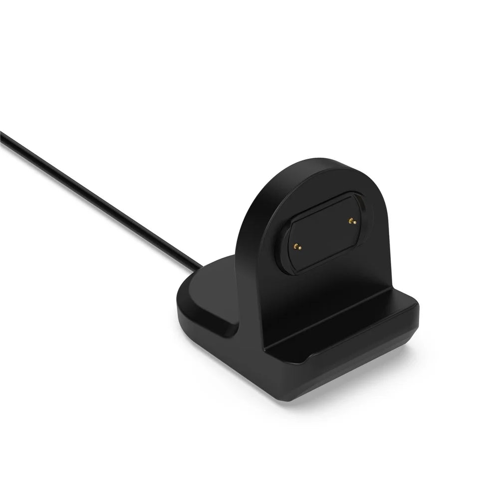 For Huami Amazfit T-Rex 2 / GTS3 / GTR2 / Bip U Smart Watch Charger Holder Silicone Charging Stand Base - Black - 3