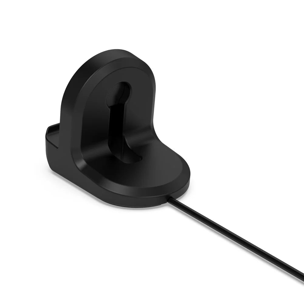 For Huami Amazfit T-Rex 2 / GTS3 / GTR2 / Bip U Smart Watch Charger Holder Silicone Charging Stand Base - Black - 4