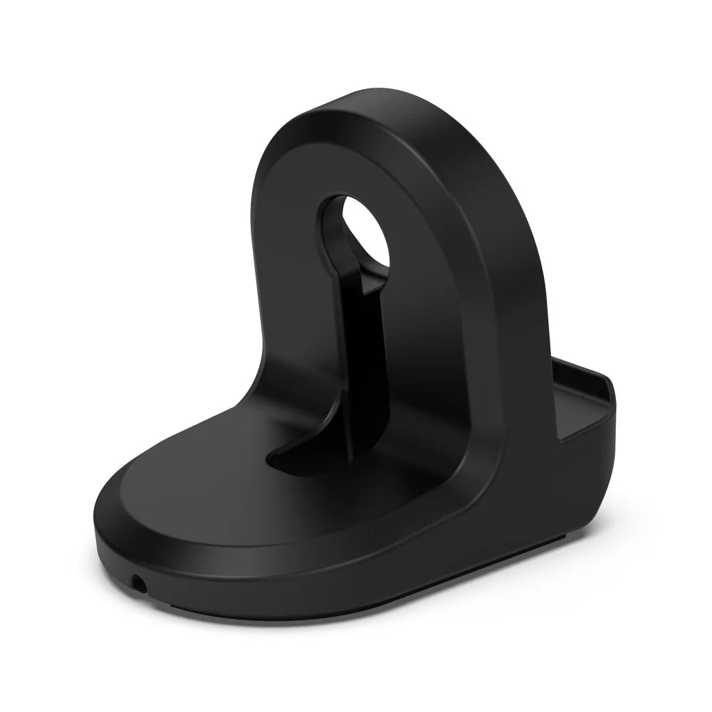 For Huami Amazfit T-Rex 2 / GTS3 / GTR2 / Bip U Smart Watch Charger Holder Silicone Charging Stand Base - Black - 7