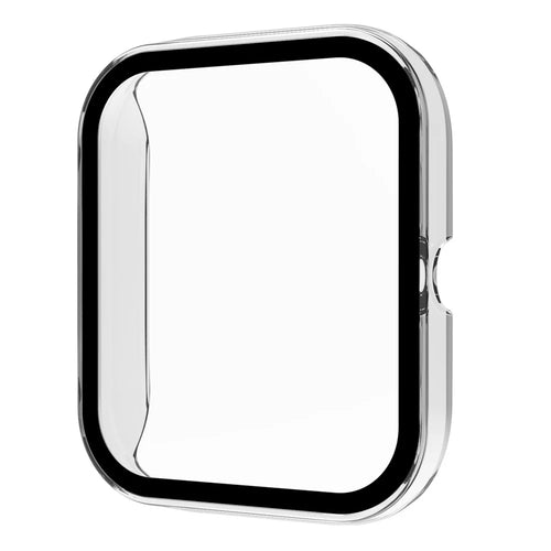 For Haylou GST LS09B Clear Case Full Coverage Hard PC Cover with Tempered Glass Screen Protector - Transparent - 1