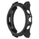 For Fossil Gen 6 Well-protected Flexible TPU Hollow-out Watch Case Protective Cover 44mm - Black - 3