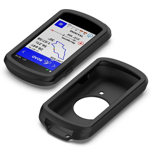 For Garmin Edge 1040 Scratch Resistant Soft Silicone Case Bike GPS Computer Protective Cover - Black - 1