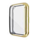 For Huawei Watch Fit 2 Electroplated 360-Degree Protection TPU Case with Screen Cover Anti-Drop Smart Watch Case - Gold - 1
