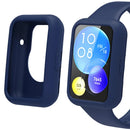 For Huawei Watch Fit 2 Anti-Drop Watch Case Precise Cutout Silicone Watch Cover - Midnight Blue - 1