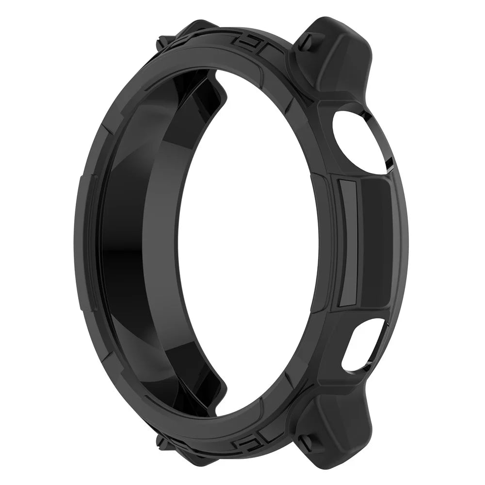 For Coros Pace 2 Anti-fall Anti-scratch Soft TPU Hollow-out Watch Case Protective Cover - Black - 3