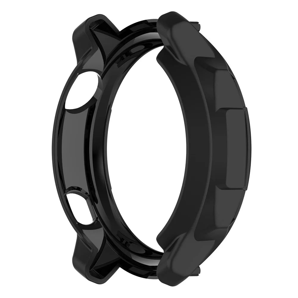 For Coros Pace 2 Anti-fall Anti-scratch Soft TPU Hollow-out Watch Case Protective Cover - Black - 4