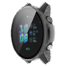 For Garmin Forerunner 955 Full Protection Hard PC Watch Case Cover with Tempered Glass Screen Protector - Transparent - 2