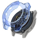For Garmin Descent G1 Transparent TPU Hollow Cover Anti-scratch Smart Watch Protective Case - Blue - 1