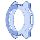 For Garmin Descent G1 Transparent TPU Hollow Cover Anti-scratch Smart Watch Protective Case - Blue - 2
