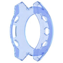 For Garmin Descent G1 Transparent TPU Hollow Cover Anti-scratch Smart Watch Protective Case - Blue - 3