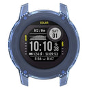 For Garmin Descent G1 Transparent TPU Hollow Cover Anti-scratch Smart Watch Protective Case - Blue - 4