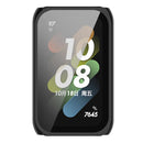Hard PC Case for Huawei Band 7 / 6  /  Honor Band 7 / 6 Anti-Scratch Smart Watch Protective Case with Tempered Glass Screen Protector - Black - 4